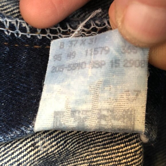 Lee Mens Genuine Jeans 36x30 Blue Denim Classic Straight Leg Relaxed Fit Casual - Picture 10 of 14